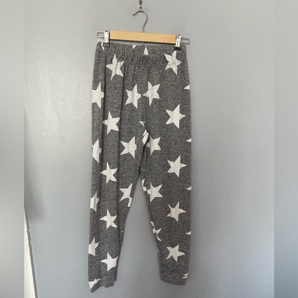 Pretty Little Thing grey white star pj pant joggers M - Picture 7 of 7